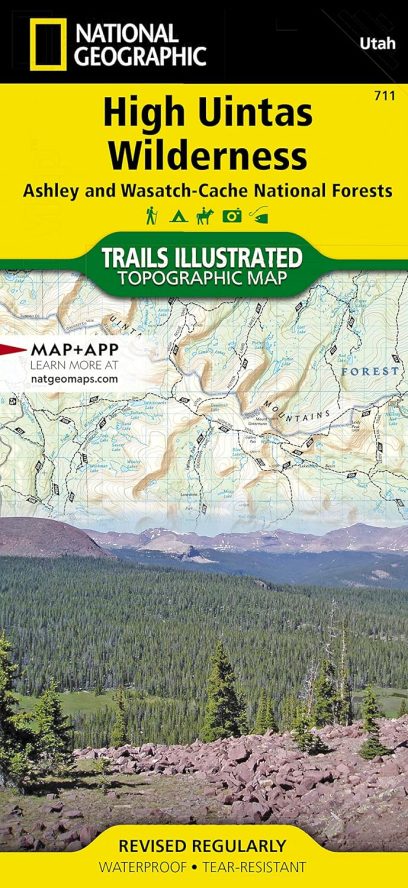High Uintas Wilderness Map